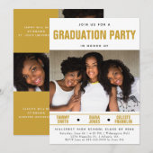 Multi Friend afstudeerfeest Kaart (Voorkant / Achterkant)