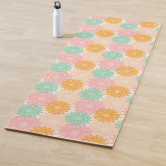Multi gekleurd Mandala illustratiepatroon Yogamat