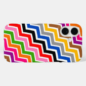 Multi gekleurd Zigzag Chevron Patroon Ontwerp Case-Mate iPhone Case (Achterkant (horizontaal))