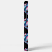 Multi gekleurde hartverf op hout Case-Mate iPhone case (Achterkant / Links)