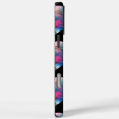 Multi gekleurde hartverf op hout Case-Mate iPhone case (Achterkant / Rechts)