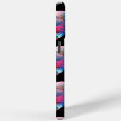 Multi gekleurde hartverf op hout Case-Mate iPhone case (Achterkant / Rechts)