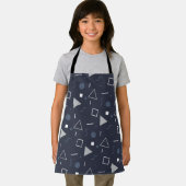 Multi Gekleurde Memphis Patroon Klassiek Klein Zwa Schort (Insitu)