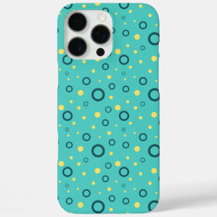 Multi Gekleurde Patroon Cirkels Groen Custom iPhone 16 Pro Max Hoesje