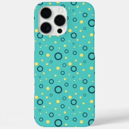 Multi Gekleurde Patroon Cirkels Groen Custom Case-Mate iPhone Case (Achterkant)