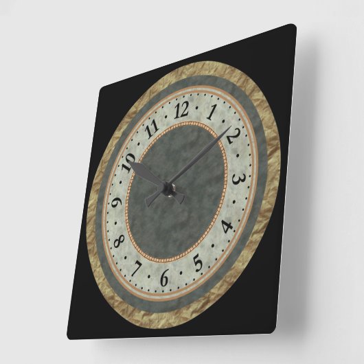 Multi gestructureerd vierkante klok (Hoek)