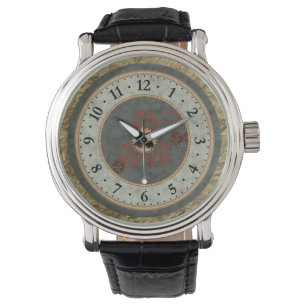 Multi getextureerd Geared Horloge
