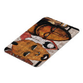 Multi Gezicht Tribal Photo Magnet Magneet (Linkerzijde)