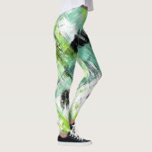 Multi-Grafische grunge Leggings (Rechts)