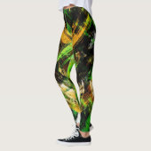 Multi-Grafische grunge Leggings (Links)