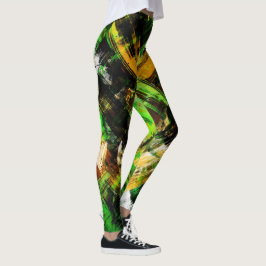 Multi-Grafische grunge Leggings