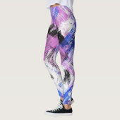 Multi-Grafische grunge Leggings (Links)