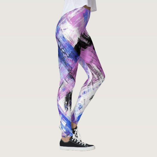 Multi-Grafische grunge Leggings (Rechts)