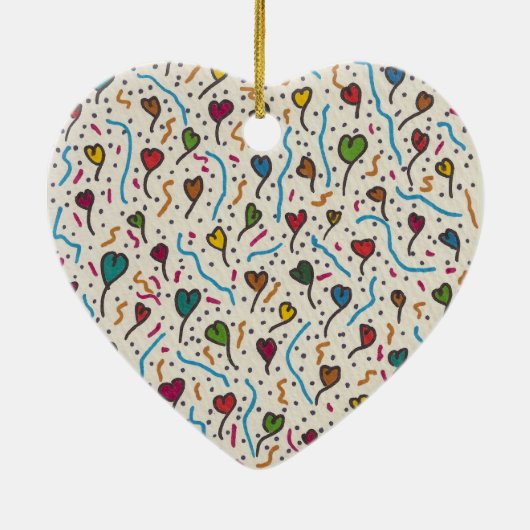 Multi Hearts Ornament A7 (Achterkant)