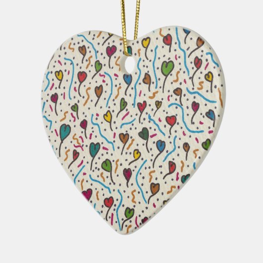 Multi Hearts Ornament A7 (Links)