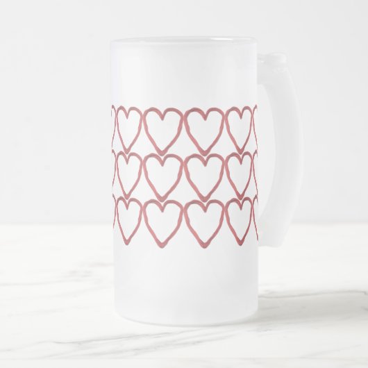 Multi-Heartstrings Matglas Bierpul (Voorkant rechts)