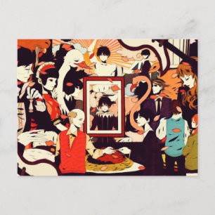  Multi Human Character Humor Party Feestdagenkaart