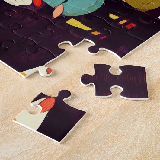 Multi Human Character Humor Party Legpuzzel (Zijkant)