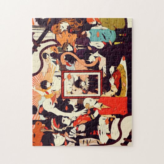  Multi Human Character Humor Party Legpuzzel (Verticaal)