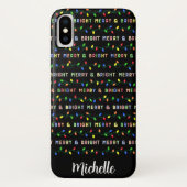Multi-kerstverlichting Case-Mate iPhone Case (Achterkant)