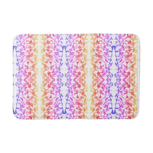 Multi kleur Abstract Badmat (Voorkant)