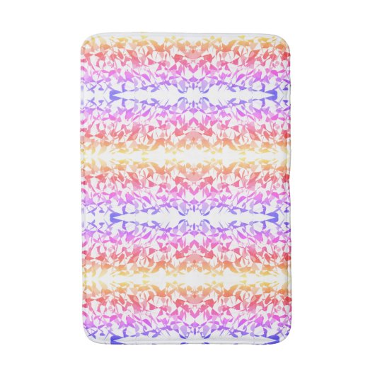 Multi kleur Abstract Badmat (Voorkant Verticaal)