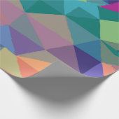 Multi-Kleur Abstract Driehoek Patroon – Modern Cadeaupapier (Hoek)
