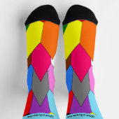 Multi Kleur Art Deco Design Sokken (Top)