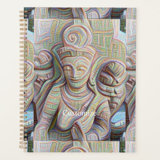multi-kleur aura buddha Thunder_Cove Planner (Voorkant)