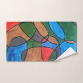 Multi Kleur Bad Handdoek Set (Handdoek)