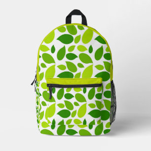 Multi-Kleur Bladeren Patroon Rugzak