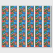 Multi Kleur Cadeaupapier (Vlak)