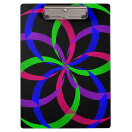 Multi Kleur Figuur 8 Geometrische Klembord
