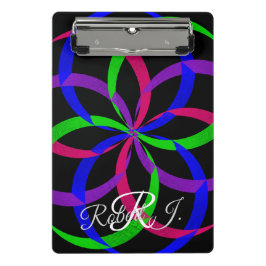 Multi Kleur Figuur 8 Geometrische Mini Klembord