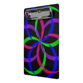 Multi Kleur Figuur 8 Geometrische Mini Klembord (Angled2)