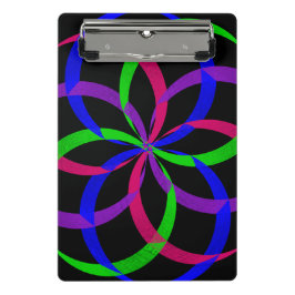 Multi Kleur Figuur 8 Geometrische Mini Klembord