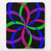 Multi Kleur Figuur 8 Geometrische Muismat (Voorkant)