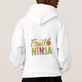 Multi kleur fruit ninja letter ontwerp (Achterkant)
