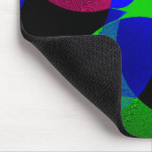 Multi Kleur Fusie Geometrische Muismat (Hoek)