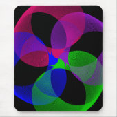 Multi Kleur Fusie Geometrische Muismat (Voorkant)