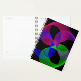 Multi Kleur Fusie Geometrische Spiraal Planner