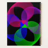 Multi Kleur Fusie Geometrische Spiraal Planner (Achterkant)