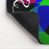 Multi Kleur Fusion Geometrische Muismat (Hoek)