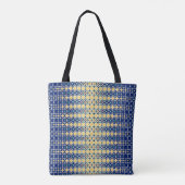 Multi kleur Geometrisch Tote Bag (Achterkant)