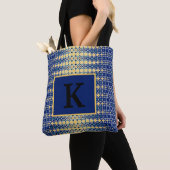Multi kleur Geometrisch Tote Bag (Dichtbij)