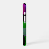 Multi Kleur Geometrische Fusie iPhone 16 Hoesje (Linkerkant)