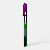 Multi Kleur Geometrische Fusie iPhone 16 Hoesje (Linkerkant)