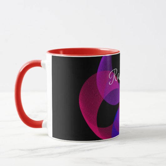 Multi Kleur Geometrische Fusie Koffiemok Mok (Links)