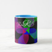 Multi Kleur Geometrische Fusie Koffiemok Mok (Midden)
