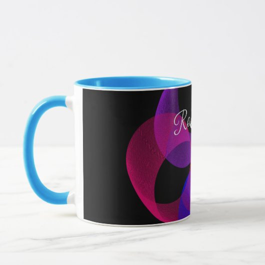 Multi Kleur Geometrische Fusie Koffiemok Mok (Links)